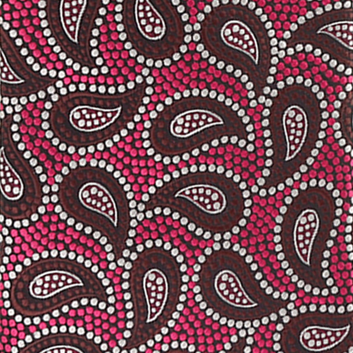 Vittorio Farina Paisley Designer Necktie &amp; Pocket Square - NH-D-1273 - Classy Cufflinks