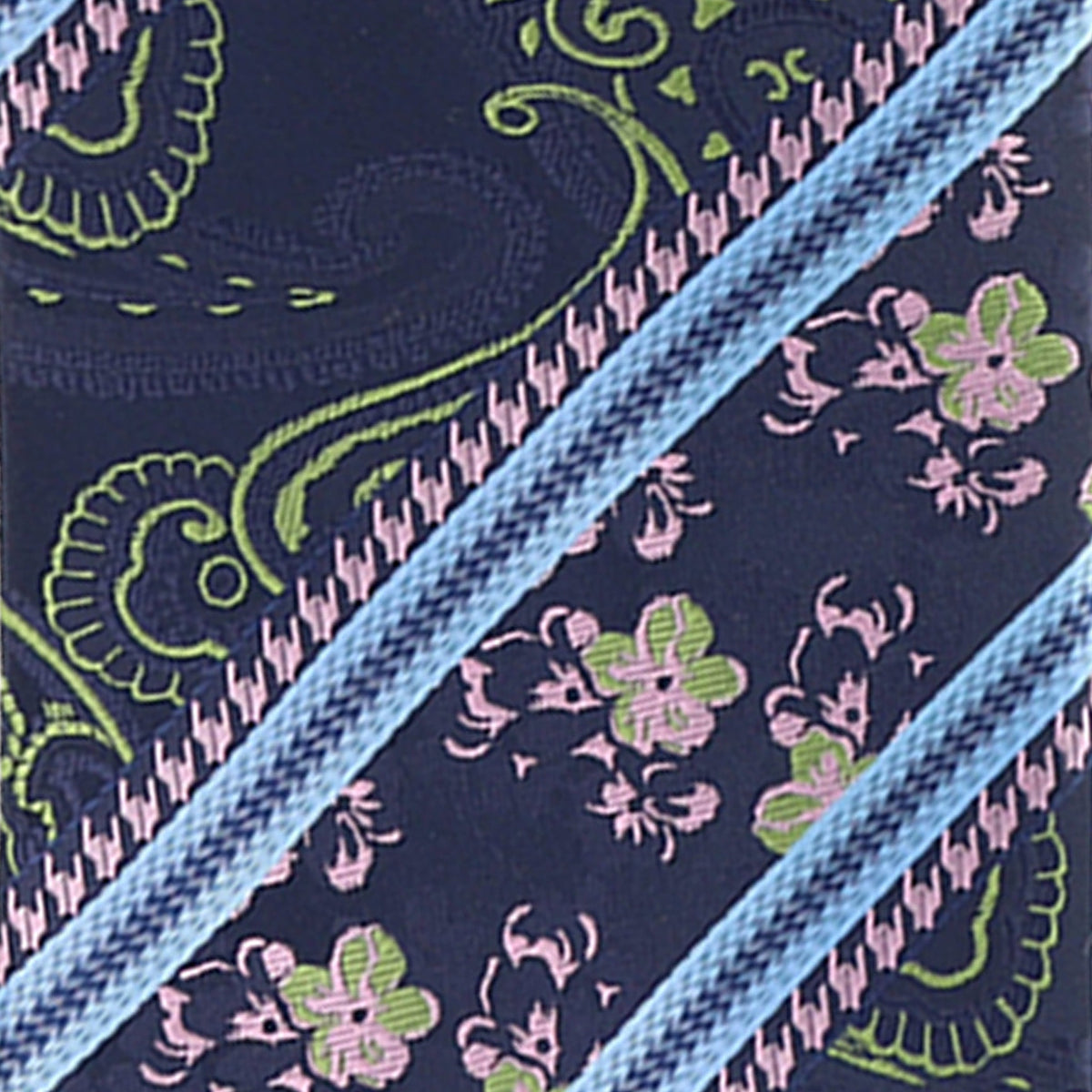 Vittorio Farina Paisley Designer Necktie &amp; Pocket Square - NH-D-1288 - Classy Cufflinks