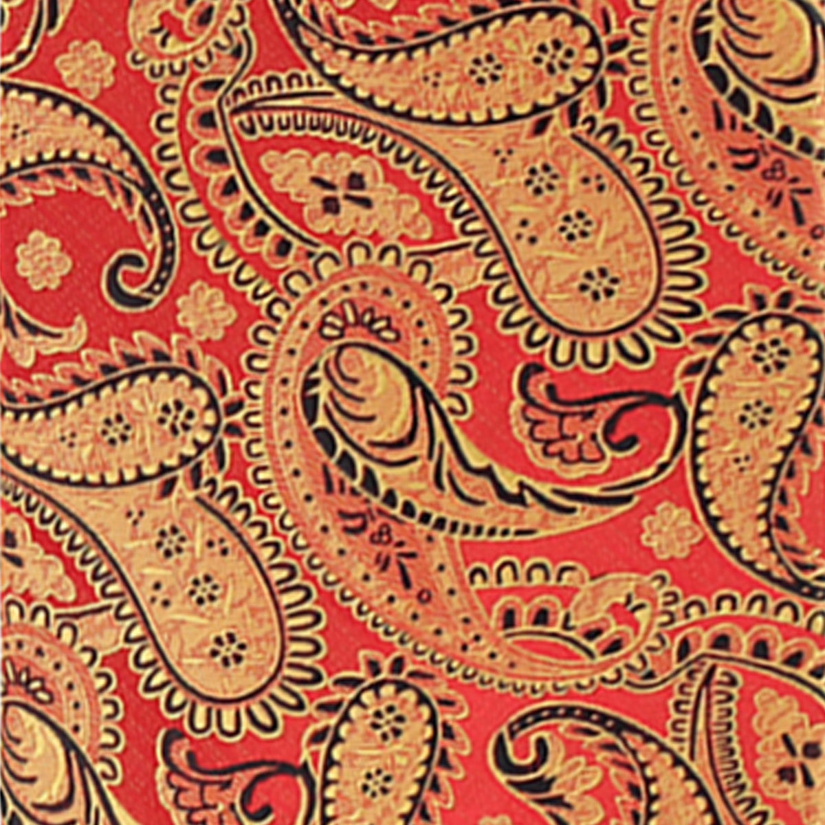 Vittorio Farina Paisley Designer Necktie &amp; Pocket Square - NH-D-1288 - Classy Cufflinks