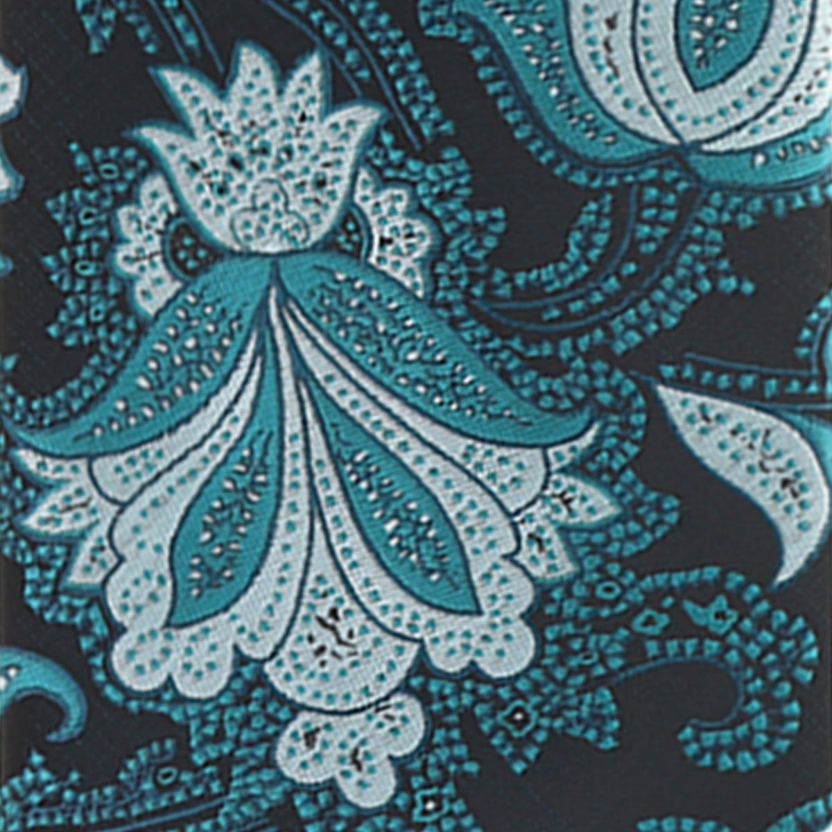 Vittorio Farina Floral Designer Necktie &amp; Pocket Square - NH-D-1326 - Classy Cufflinks