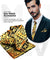 Vittorio Farina Men's Kente Satin Necktie & Pocket Square - NH - K_Kente 4 - Classy Cufflinks