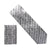Vittorio Farina Men's Metallic Necktie & Pocket Square - NH - M_37 - Classy Cufflinks