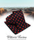 Vittorio Farina Polka Dot Necktie & Pocket Square - NH-PD_03_RED_BLACK - Classy Cufflinks