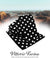 Vittorio Farina Polka Dot Necktie & Pocket Square - NH-PD_05_WHITE_BLACK - Classy Cufflinks