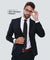 Vittorio Farina Polka Dot Necktie & Pocket Square - NH-PD_05_WHITE_BLACK - Classy Cufflinks