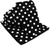 Vittorio Farina Polka Dot Necktie & Pocket Square - NH-PD_05_WHITE_BLACK - Classy Cufflinks