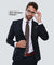 Vittorio Farina Polka Dot Necktie & Pocket Square - NH-PD_07_IVORY_BROWN - Classy Cufflinks