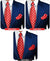 Vittorio Farina Polka Dot Necktie & Pocket Square Multipacks - NH-PD-3_RED - Classy Cufflinks