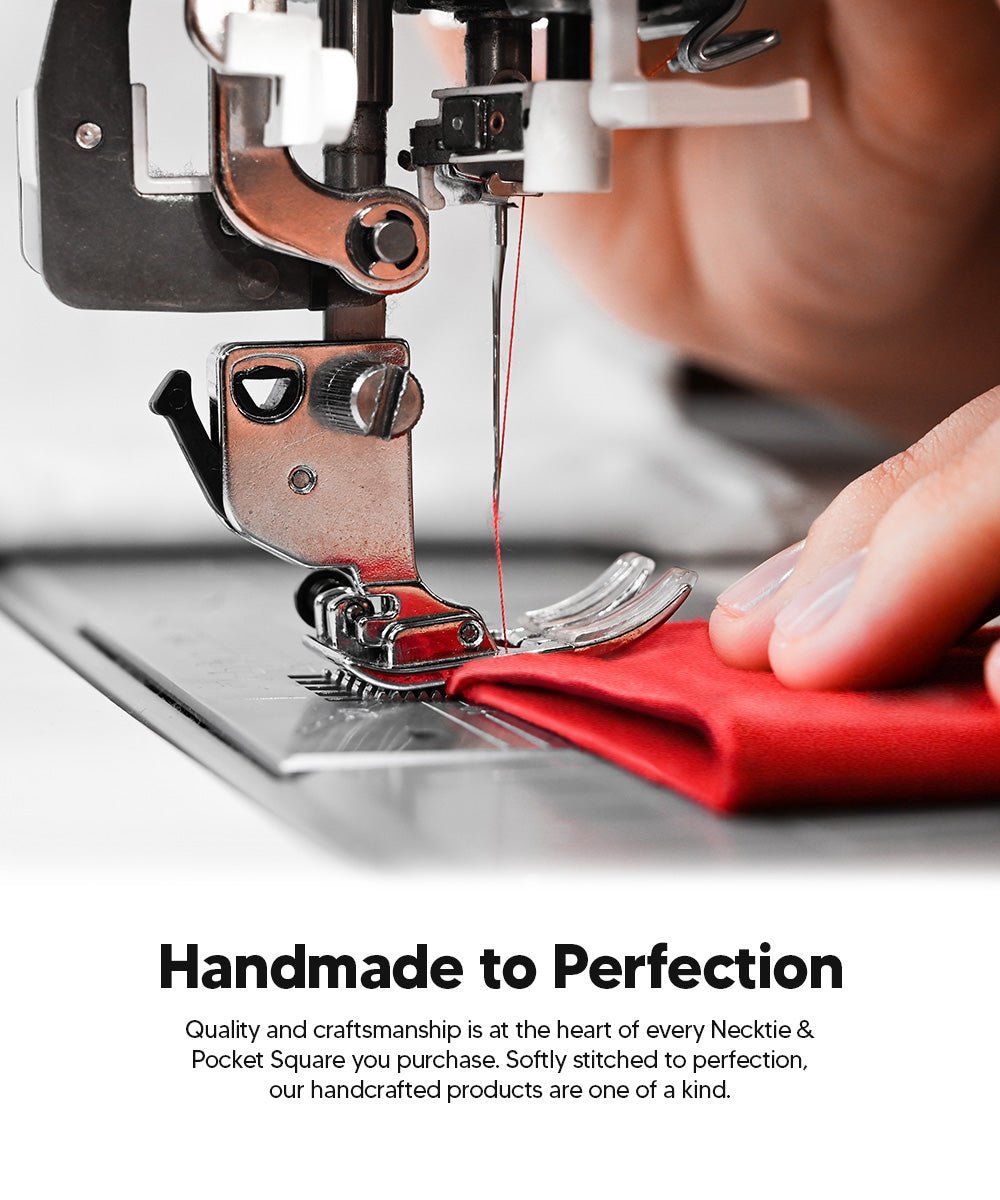 Vittorio Farina Solid Satin Necktie &amp; Pocket Square Multipacks - NH - SOLID - 3_RED - Classy Cufflinks