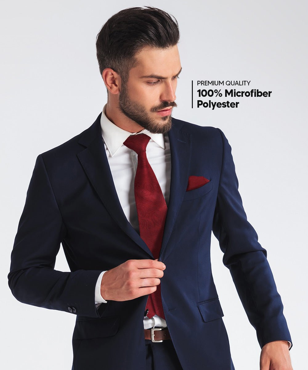 Vittorio Farina Woven Paisley Necktie &amp; Pocket Square Multipacks - NH - WP - 3_FALL1 - Classy Cufflinks