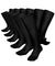 Vittorio Farina Men's Ribbed Shear Nylon Over The Calf Dress Socks - o - c - black - l1 - 3 - Classy Cufflinks