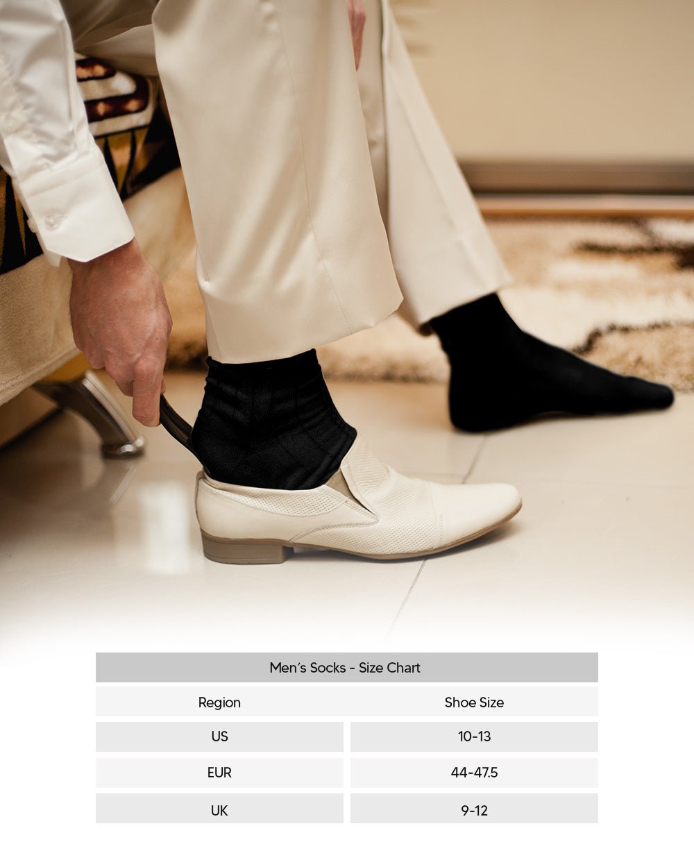 Vittorio Farina Men's Ribbed Shear Nylon Over The Calf Dress Socks - o - c - black - l1 - 3 - Classy Cufflinks