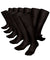 Vittorio Farina Men's Ribbed Shear Nylon Over The Calf Dress Socks - o - c - brown - 3 - Classy Cufflinks