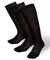 Vittorio Farina Men's Ribbed Shear Nylon Over The Calf Dress Socks - o - c - brown - 3 - Classy Cufflinks