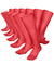 Vittorio Farina Men's Ribbed Shear Nylon Over The Calf Dress Socks - o - c - coral - 3 - Classy Cufflinks