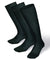 Vittorio Farina Men's Ribbed Shear Nylon Over The Calf Dress Socks - o - c - hunter - 3 - Classy Cufflinks