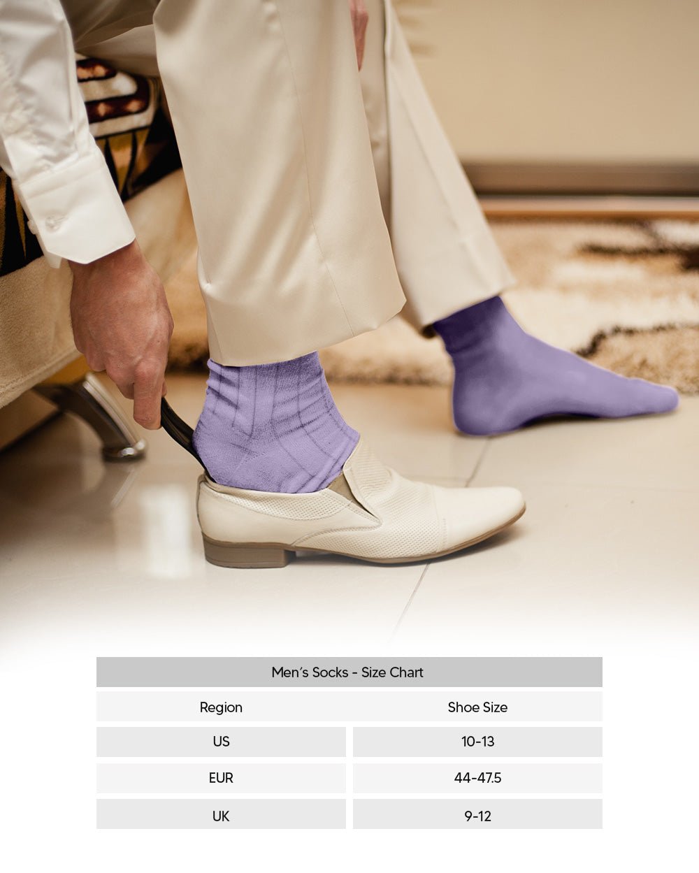 Vittorio Farina Men's Ribbed Shear Nylon Over The Calf Dress Socks - o - c - ivory - 12 - Classy Cufflinks