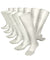 Vittorio Farina Men's Ribbed Shear Nylon Over The Calf Dress Socks - o - c - ivory - 3 - Classy Cufflinks