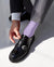 Vittorio Farina Men's Ribbed Shear Nylon Over The Calf Dress Socks - o - c - ivory - 3 - Classy Cufflinks