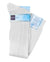 Vittorio Farina Men's Ribbed Shear Nylon Over The Calf Dress Socks - o - c - ivory - 3 - Classy Cufflinks
