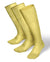 Vittorio Farina Men's Ribbed Shear Nylon Over The Calf Dress Socks - o - c - maize - 12 - Classy Cufflinks