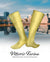 Vittorio Farina Men's Ribbed Shear Nylon Over The Calf Dress Socks - o - c - maize - 3 - Classy Cufflinks
