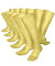 Vittorio Farina Men's Ribbed Shear Nylon Over The Calf Dress Socks - o - c - maize - 3 - Classy Cufflinks