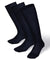 Vittorio Farina Men's Ribbed Shear Nylon Over The Calf Dress Socks - o - c - navy - 3 - Classy Cufflinks
