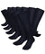 Vittorio Farina Men's Ribbed Shear Nylon Over The Calf Dress Socks - o - c - navy - 3 - Classy Cufflinks