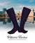 Vittorio Farina Men's Ribbed Shear Nylon Over The Calf Dress Socks - o - c - pink - 3 - Classy Cufflinks