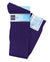 Vittorio Farina Men's Ribbed Shear Nylon Over The Calf Dress Socks - o - c - purple - 3 - Classy Cufflinks
