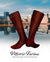 Vittorio Farina Men's Ribbed Shear Nylon Over The Calf Dress Socks - o - c - royal - 3 - Classy Cufflinks