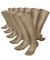 Vittorio Farina Men's Ribbed Shear Nylon Over The Calf Dress Socks - o - c - sky - 3 - Classy Cufflinks