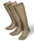 Vittorio Farina Men's Ribbed Shear Nylon Over The Calf Dress Socks - o - c - sky - 3 - Classy Cufflinks