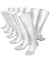 Vittorio Farina Men's Ribbed Shear Nylon Over The Calf Dress Socks - o - c - white - 3 - Classy Cufflinks