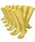 Vittorio Farina Men's Ribbed Shear Nylon Over The Calf Dress Socks - o - c - yellow - 3 - Classy Cufflinks