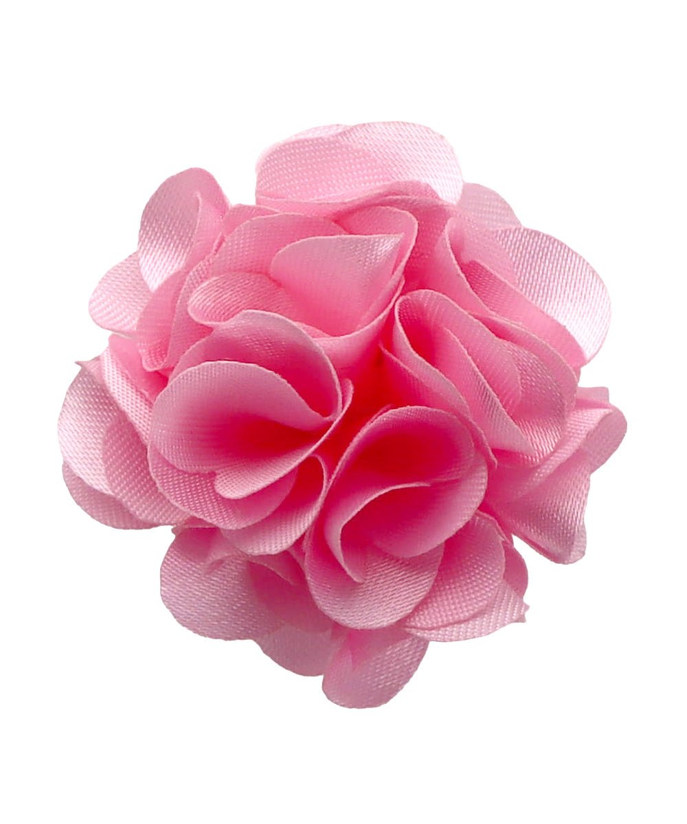 Vittorio Vico Small Satin Flower Lapel Pin - Classy Cufflinks