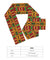Vittorio Farina Mens' Kente Satin Scarf - SCARVES_Kente #2 - Classy Cufflinks