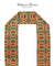 Vittorio Farina Mens' Kente Satin Scarf - SCARVES_Kente #2 - Classy Cufflinks