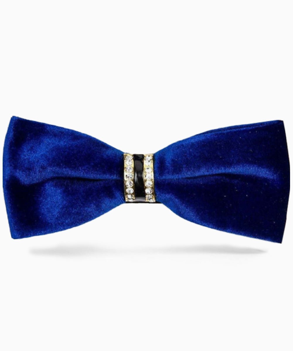 Vittorio Farina Velvet Bow Tie in Gift Box - vb - 005 - Classy Cufflinks