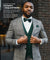 Vittorio Farina Men's Woven Paisley Vest, Necktie, Bow Tie and Pocket Square Set (Black Back) - vest_paisley_BB_hunter_XS - Classy Cufflinks