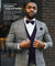 Vittorio Farina Men's Woven Paisley Vest, Necktie, Bow Tie and Pocket Square Set (Black Back) - vest_paisley_BB_navy_XS - Classy Cufflinks