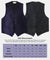 Vittorio Farina Men's Woven Paisley Vest, Necktie, Bow Tie and Pocket Square Set (Black Back) - vest_paisley_BB_navy_XS - Classy Cufflinks