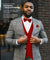 Vittorio Farina Men's Satin Vest, Necktie, Bow Tie and Pocket Square Set (Black Back) - vest_plain_BB_wine_XS - Classy Cufflinks