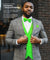 Vittorio Farina Men's Satin Vest, Necktie, Bow Tie and Pocket Square Set (White Back) - vest_plain_WB_lime_XS - Classy Cufflinks