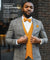 Vittorio Farina Men's Satin Vest, Necktie, Bow Tie and Pocket Square Set (White Back) - vest_plain_WB_mustard_XS - Classy Cufflinks