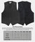 Vittorio Farina Men's White and Black Dot Polka Dot Vest, Necktie, Bow Tie and Pocket Square Set - vest_polkadot_WB_whiteblack_S_V03 - Classy Cufflinks