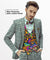 Vittorio Farina Mardi Gras Vest & Bow Tie ONLY Ver 1. - vestB_mardi_BB_Mardi #1_S - Classy Cufflinks