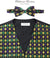 Vittorio Farina Mardi Gras Vest & Bow Tie ONLY Ver 1. - vestB_mardi_BB_Mardi #2_S - Classy Cufflinks