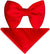 Vittorio Farina Velvet Edwardian Bow Tie & Pocket Square - vtb-003 - Classy Cufflinks